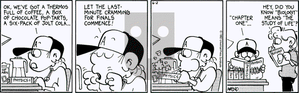 FoxTrot on Tuesday June 2, 1992 Comic Strip