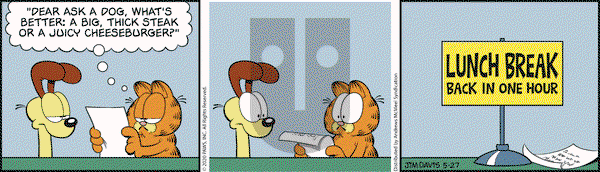 Garfield on Wednesday May 27, 2020 Comic Strip