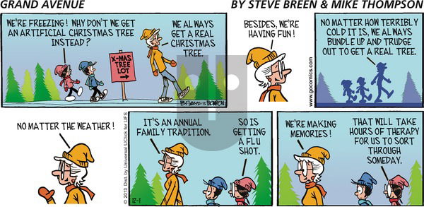 Grand Avenue on Sunday December 1, 2013 Comic Strip