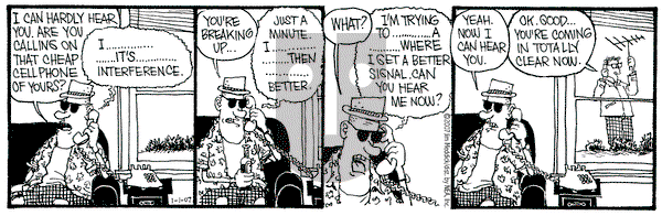 Monty on Monday January 1, 2007 Comic Strip