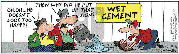 Frank and Ernest on Monday August 11, 2003 Comic Strip