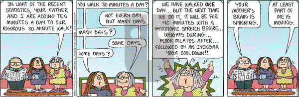 Cathy Classics on Saturday November 22, 2003 Comic Strip