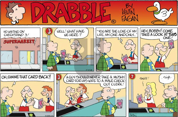 Drabble on Sunday November 4, 2012 Comic Strip