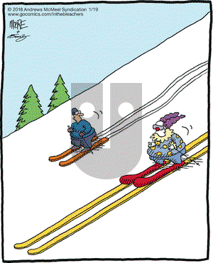 In the Bleachers on Friday January 19, 2018 Comic Strip