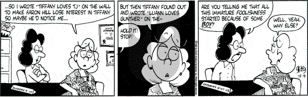 Luann on Friday December 9, 1994 Comic Strip
