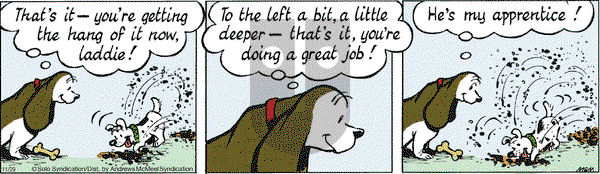 Fred Basset on Wednesday November 29, 2017 Comic Strip