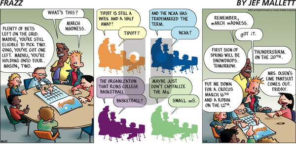 Frazz on Sunday March 10, 2019 Comic Strip
