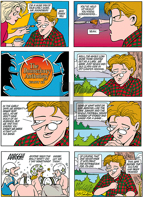 Doonesbury on Sunday December 31, 1995 Comic Strip