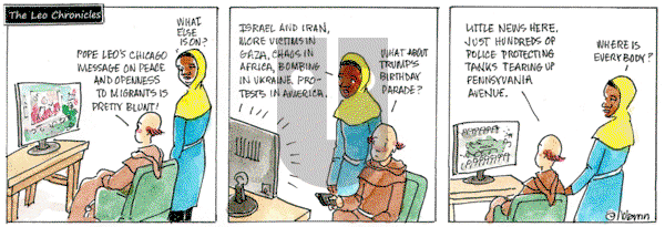 Francis on Saturday June 14, 2025 Comic Strip