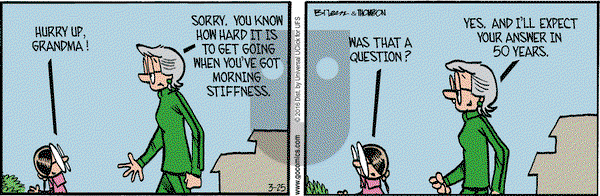 Grand Avenue on Friday March 25, 2016 Comic Strip