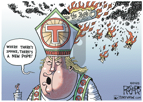 Rob Rogers on Thursday May 8, 2025 Comic Strip