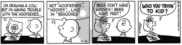 Peanuts on Wednesday September 10, 1980 Comic Strip