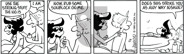 Arlo and Janis on Tuesday July 4, 1995 Comic Strip
