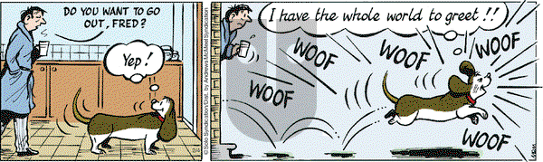 Fred Basset on Monday February 4, 2019 Comic Strip