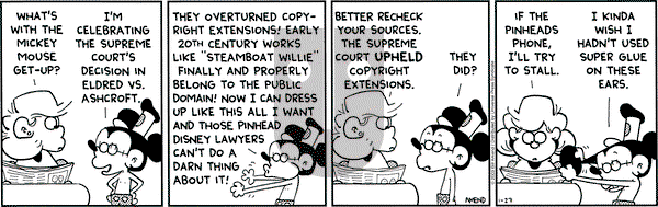 FoxTrot on Monday January 27, 2003 Comic Strip