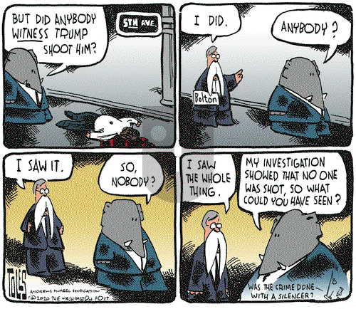 Tom Toles on Tuesday January 28, 2020 Comic Strip
