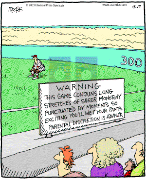 In the Bleachers - Wednesday September 17, 2003 Comic Strip