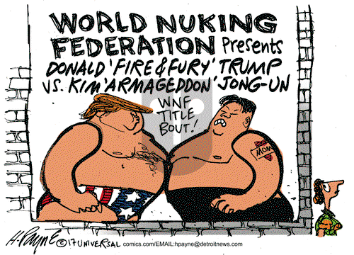 Henry Payne on Monday August 14, 2017 Comic Strip
