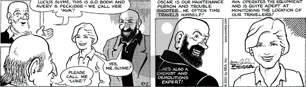 Alley Oop on Tuesday October 2, 2001 Comic Strip