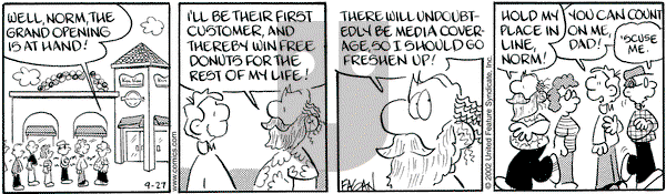 Drabble on Friday September 27, 2002 Comic Strip