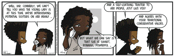 The Boondocks on Monday November 17, 2003 Comic Strip