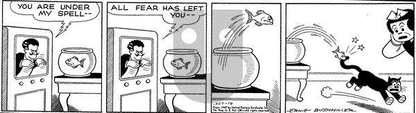 Nancy on Friday October 14, 1949 Comic Strip