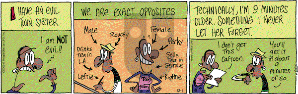The Knight Life on Monday December 1, 2008 Comic Strip