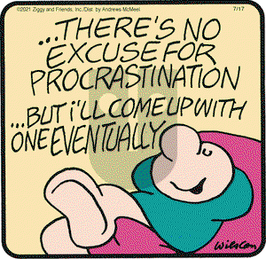 Ziggy on Saturday July 17, 2021 Comic Strip