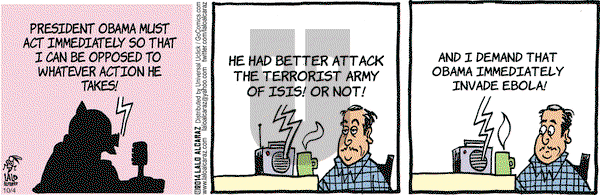 La Cucaracha on Saturday October 4, 2014 Comic Strip