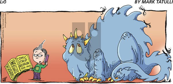 Lio on Sunday September 27, 2015 Comic Strip