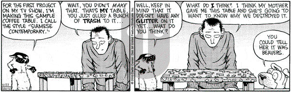 Get Fuzzy on Friday June 23, 2000 Comic Strip