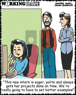 Working Daze on Thursday November 7, 2002 Comic Strip
