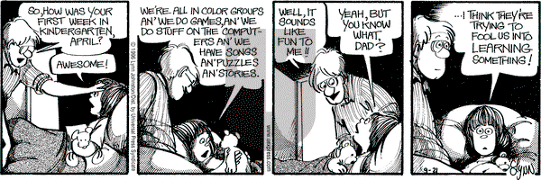 For Better or For Worse on Saturday September 21, 1996 Comic Strip