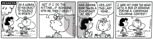 Peanuts on Saturday August 21, 1976 Comic Strip