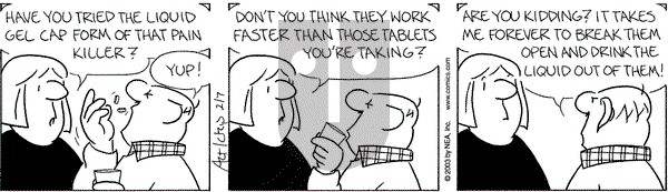 The Born Loser on Friday February 7, 2003 Comic Strip