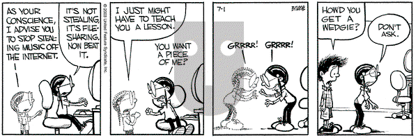 Grand Avenue on Tuesday July 1, 2003 Comic Strip
