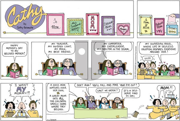 Cathy Classics on Sunday May 8, 2005 Comic Strip