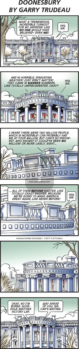 Doonesbury on Sunday January 22, 2017 Comic Strip