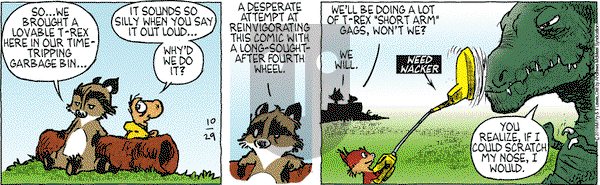 Over the Hedge on Tuesday October 29, 2019 Comic Strip