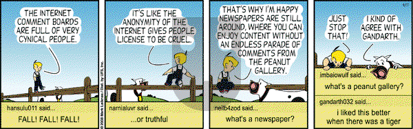 Cow and Boy Classics on Wednesday September 17, 2008 Comic Strip