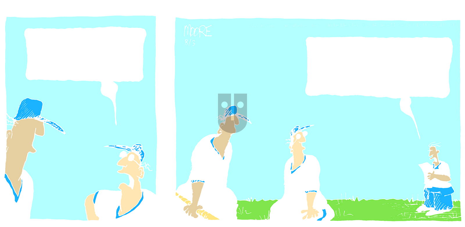 In the Bleachers on Sunday August 3, 2014 Comic Strip