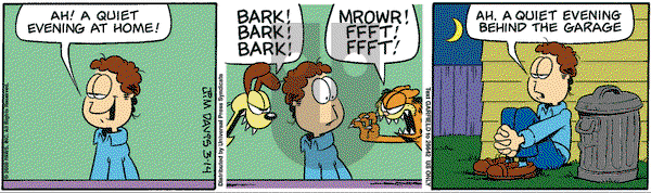 Garfield - Friday March 14, 2008 Comic Strip