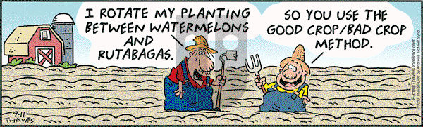Frank and Ernest on Wednesday September 11, 2019 Comic Strip
