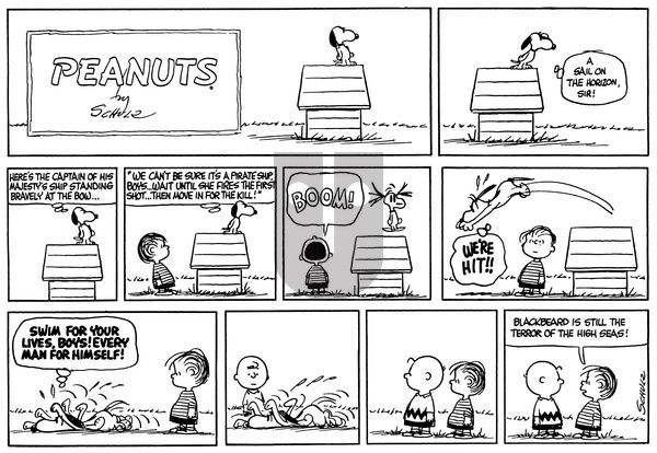 Peanuts on Sunday October 8, 1961 Comic Strip