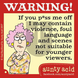 Aunty Acid on Friday November 24, 2017 Comic Strip