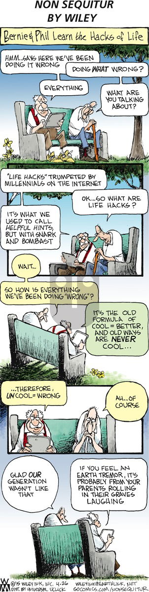 Non Sequitur on Sunday April 26, 2015 Comic Strip
