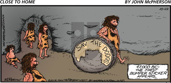 Close to Home on Sunday October 22, 2017 Comic Strip