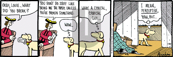 Overboard on Thursday January 30, 2003 Comic Strip