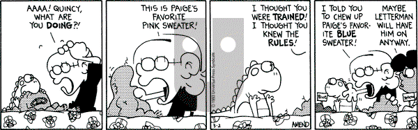FoxTrot on Tuesday March 2, 1993 Comic Strip