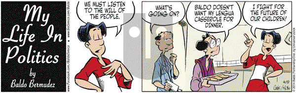 Baldo on Wednesday April 9, 2014 Comic Strip